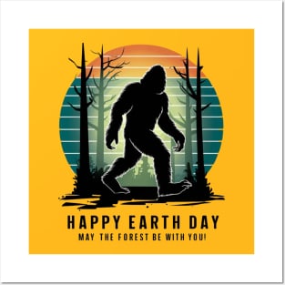 Earth day, may the forest be with you Posters and Art